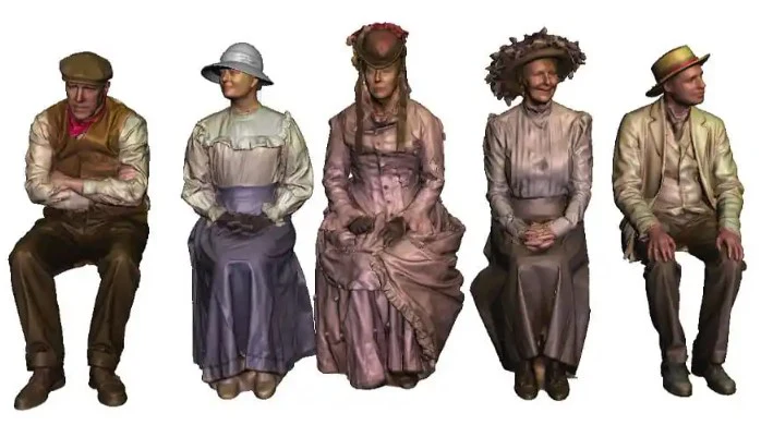 1580-076 OO Gauge 1870-1922 Pre-Grouping - Seated Passengers Pack A - Image 2