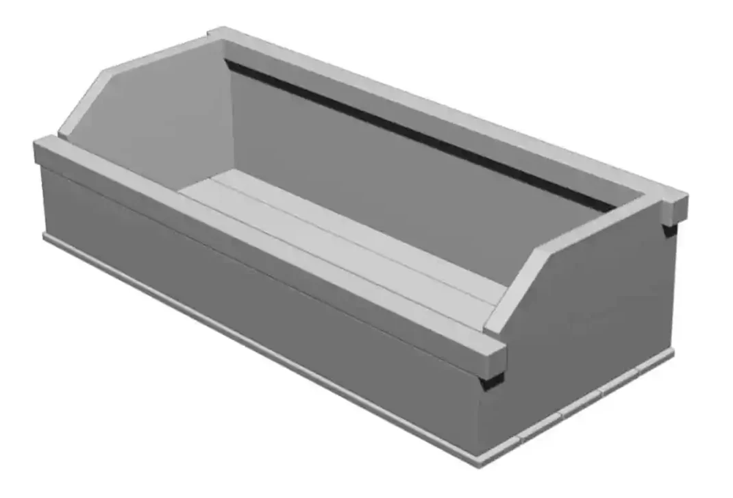 2622-043 O Gauge SR Concrete Chipping Bins (x2)
