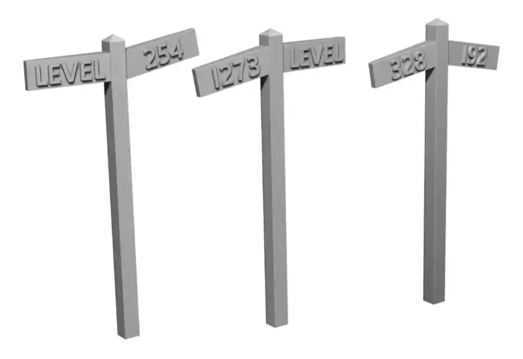 2626-043 O Gauge SR Gradient Posts (x6)