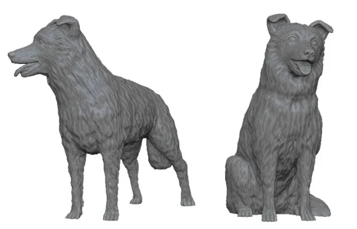 31000-043 O Gauge Pets, Wildlife & Livestock - Border Collie - Pack of 2