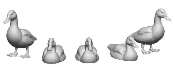 31404-043 O Gauge Pets, Wildlife & Livestock Ducks - Pack of 10