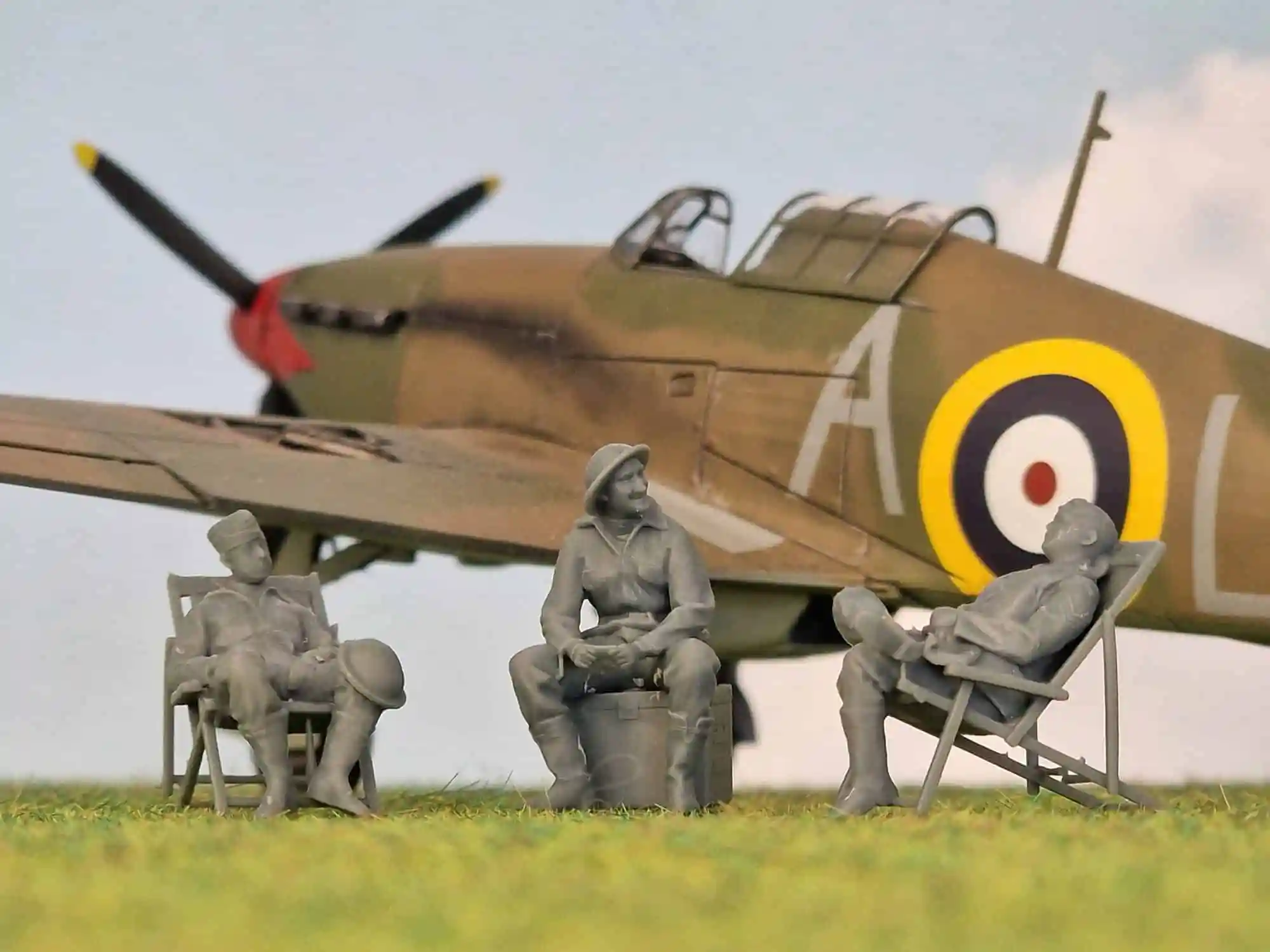 1:48 Scale RAF Through the Ages - World War Two - RAF Dispersals scene 2 - Image 2