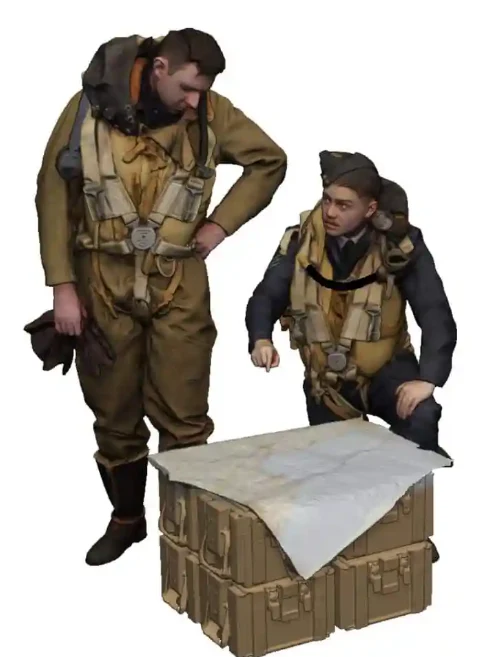 1:32 Scale RAF Through the Ages - World War Two - RAF Fighter Bomber Crew - Image 2