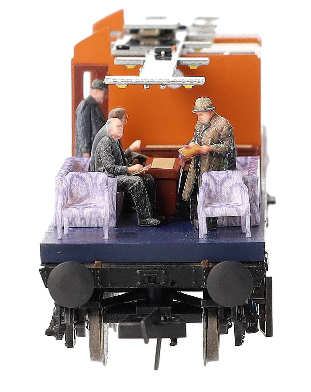 80500-076C 1:76 Scale Exclusive Black Label BR Steam Era Q13 Inspection Saloon Engineers - Full Colour 3D Print - Image 3