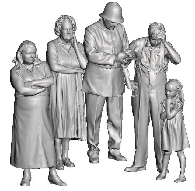 9005-043 O Gauge 1948-1968 British Railways - People in conversation Bundle