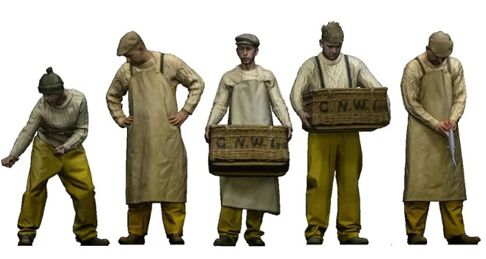 9027-043 O Gauge 1948-1968 British Railways - Fishermen Bundle - Image 2