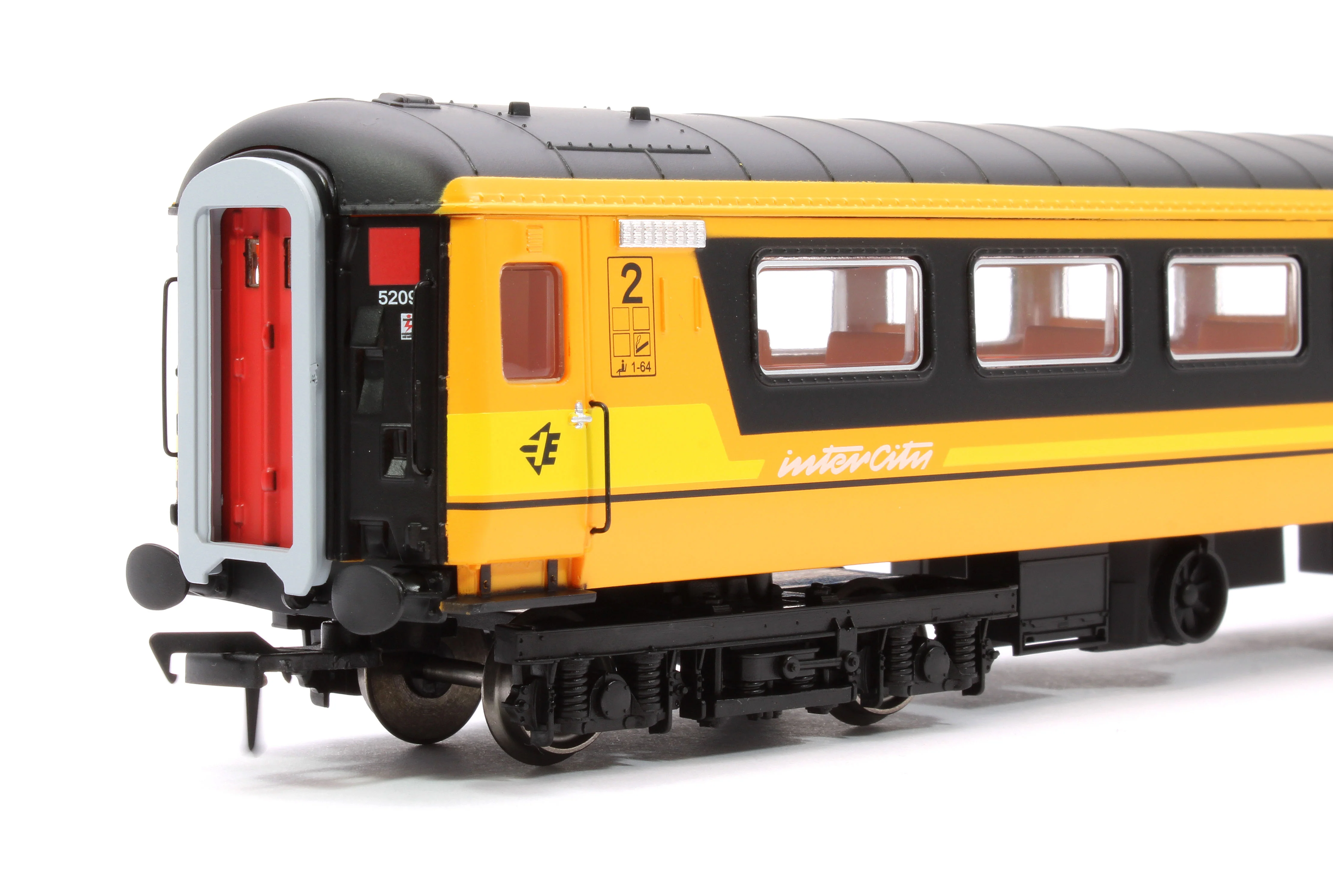 MM5209A MK2D Irish Railways Standard Open Orange & Black - Black Roof - Image 4