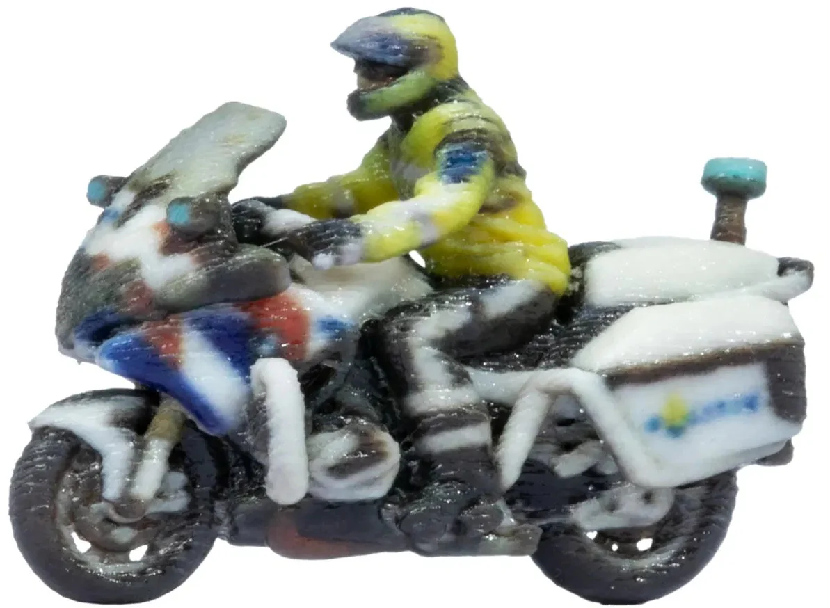 Dutch Police Motorbike 3D Master Figure