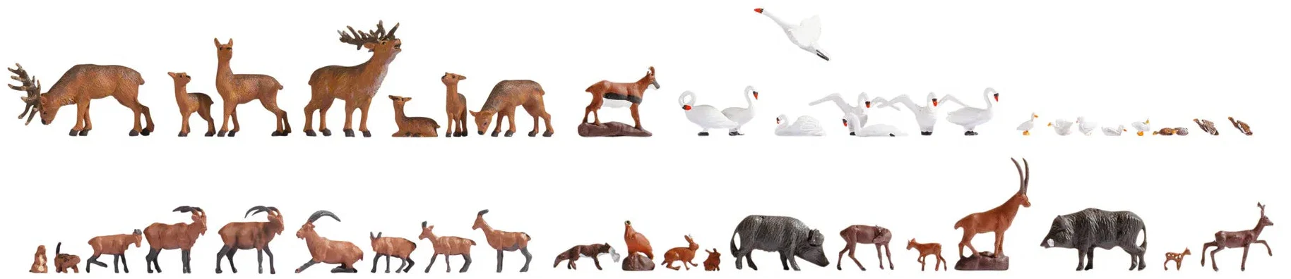 Wild Animals (45) Mega Economy Figure Set