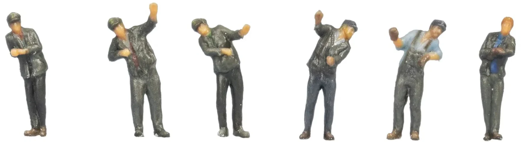 Steam Locomotive Drivers (6) 3D Master Figure Set