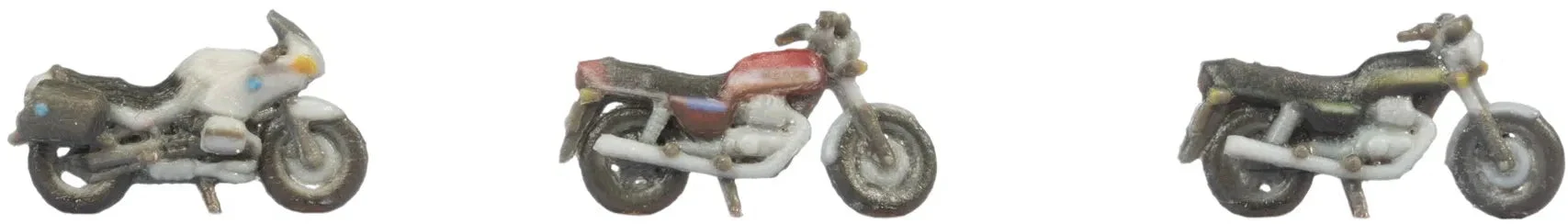 Motorbikes (3) 3D Master Figure Set