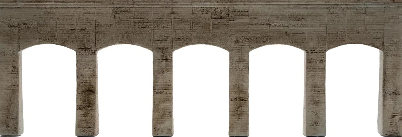 Concrete Hard Foam Open Arcade Wall 30 x 10.1cm