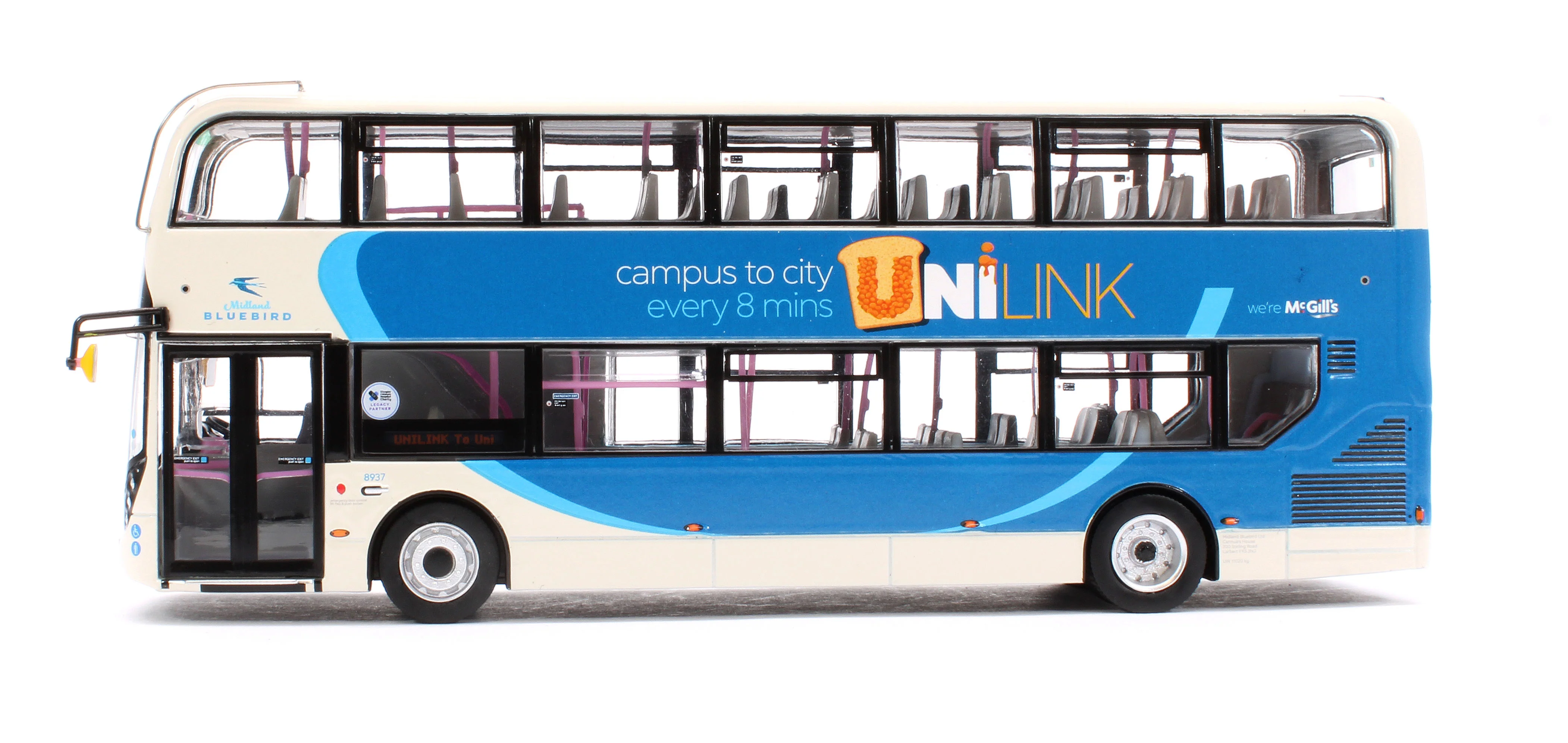 ADL Enviro400 MMC - McGill's Midland Bluebird Unilink (8937 - SN65 CVL) - Image 2