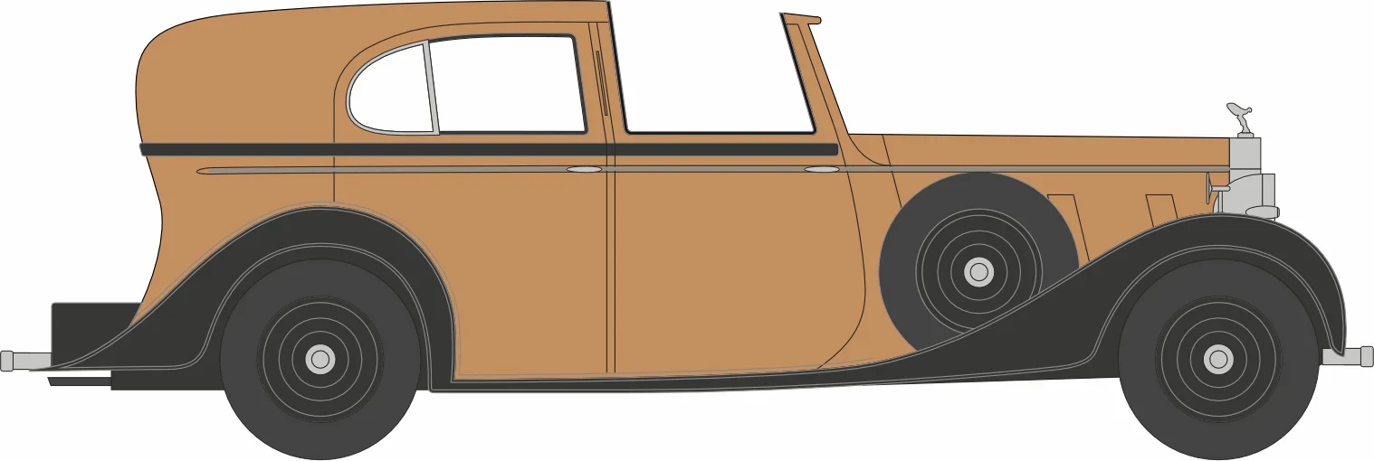 Rolls Royce Phantom III SdV HJ Mulliner Fawn/Black - Image 5