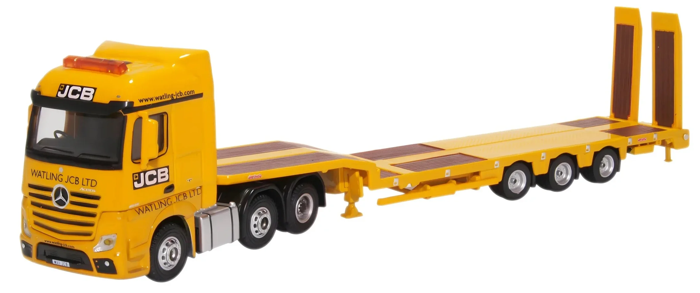 76MB012 Mercedes Actros Semi Low Loader & 531 70 Loadall - Image 2