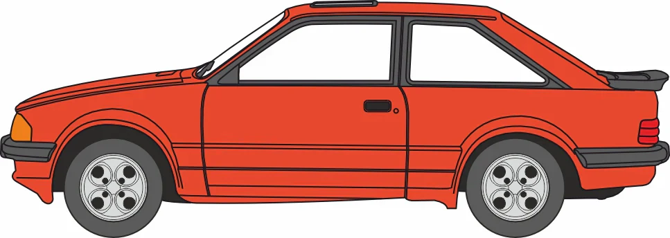Ford Escort XR3i Sunburst Red