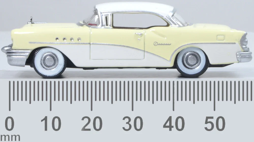 87BC55008 1955 Buick Century Condor Yellow/Dover White - Image 6