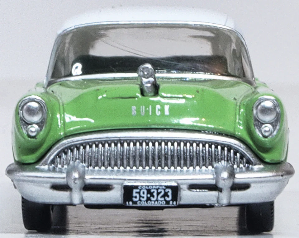 1954 Buick Century Estate Wagon Willow Green/Arctic White - Image 2