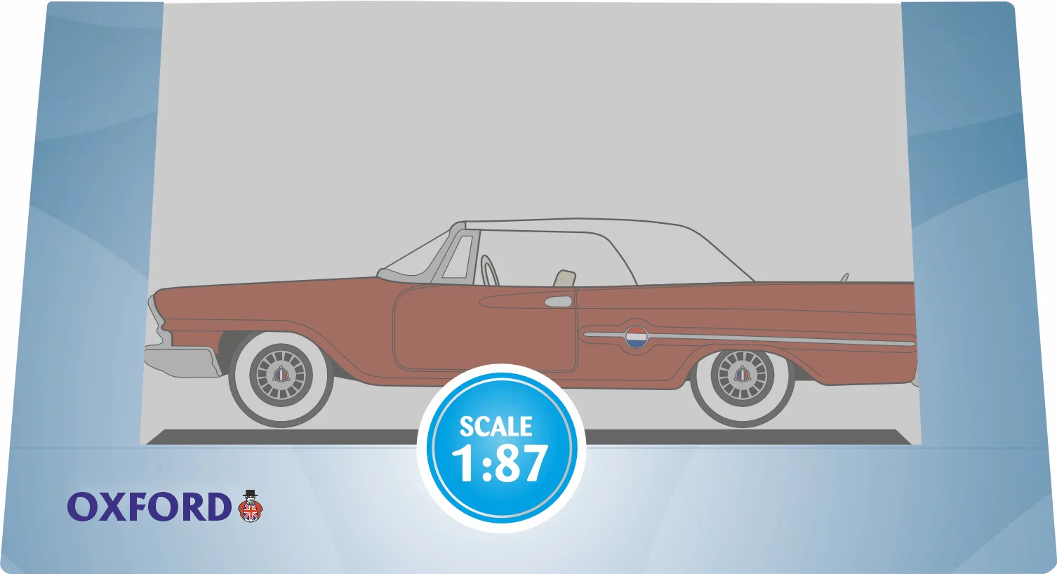 1961 Chrysler 300 Convertible (Closed) Cinnamon/White - Image 7