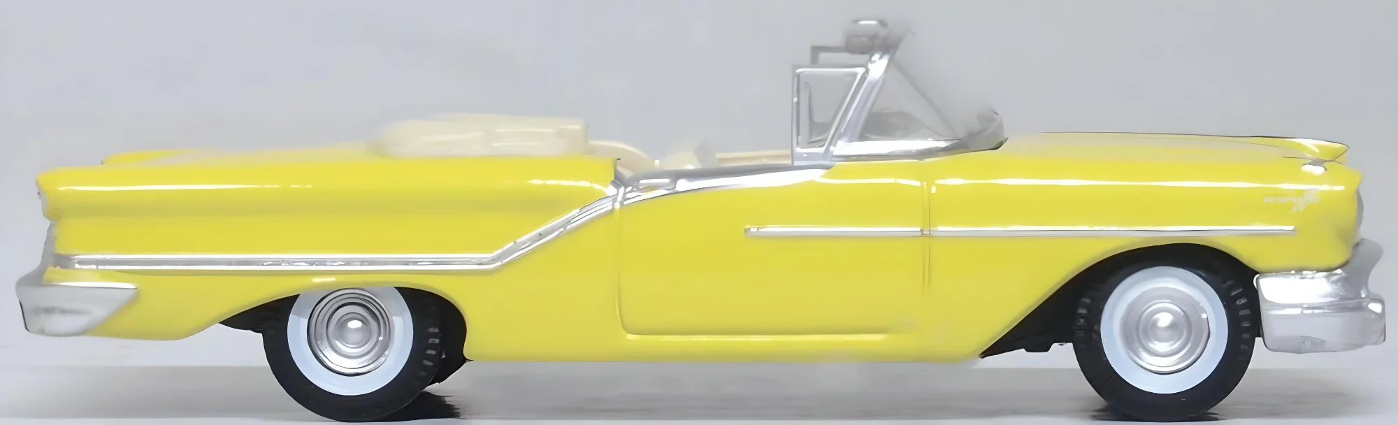 1957 Oldsmobile 88 Convertible Coronado Yellow Roof Down - Image 5