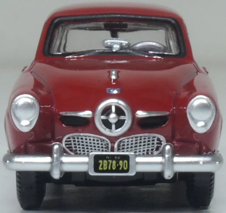 87SC50003 1950 Studebaker Champion Starlight Coupe Commanche Red - Image 2