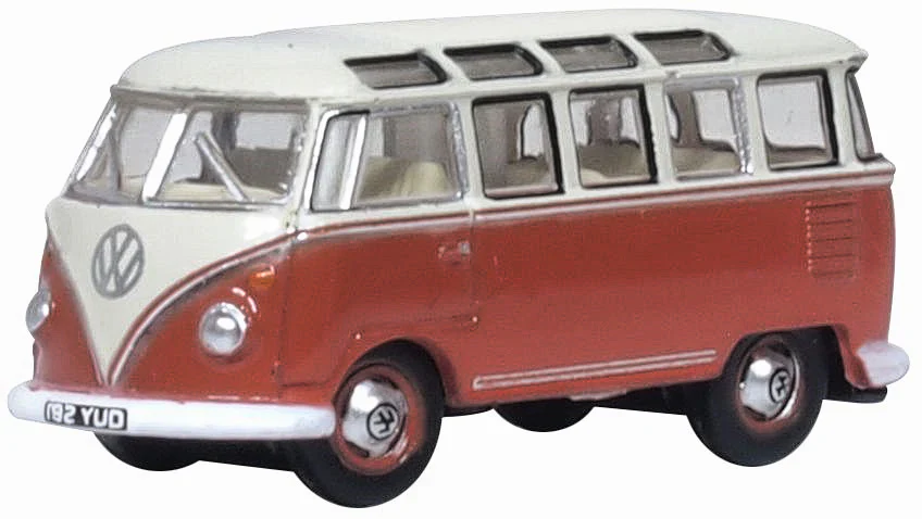 NVWS001 VW T1 Samba Bus Sealing Wax Red/Beige Grey