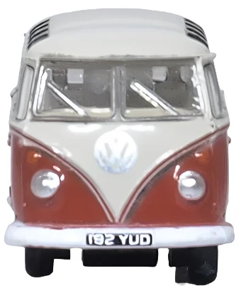 NVWS001 VW T1 Samba Bus Sealing Wax Red/Beige Grey - Image 2