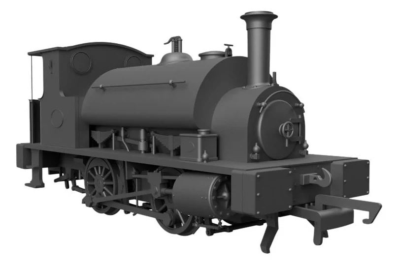 CR Class 264/611 LMS Plain Black 16032 Steam Locomotive - DCC Sound - Image 3