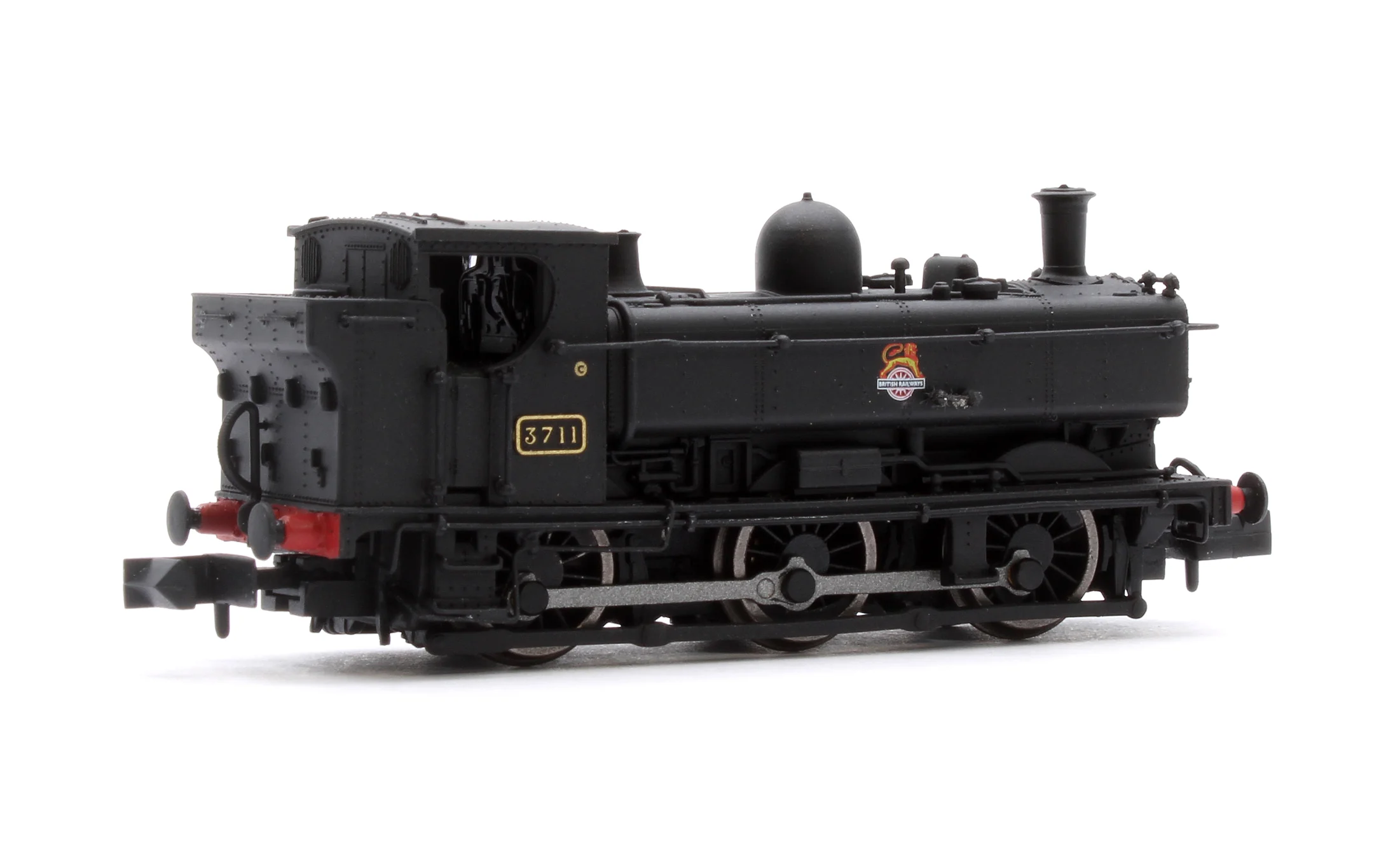 2S-007-033 GWR 57xx 0-6-0 Pannier 3711 BR Black Early Crest - Image 3