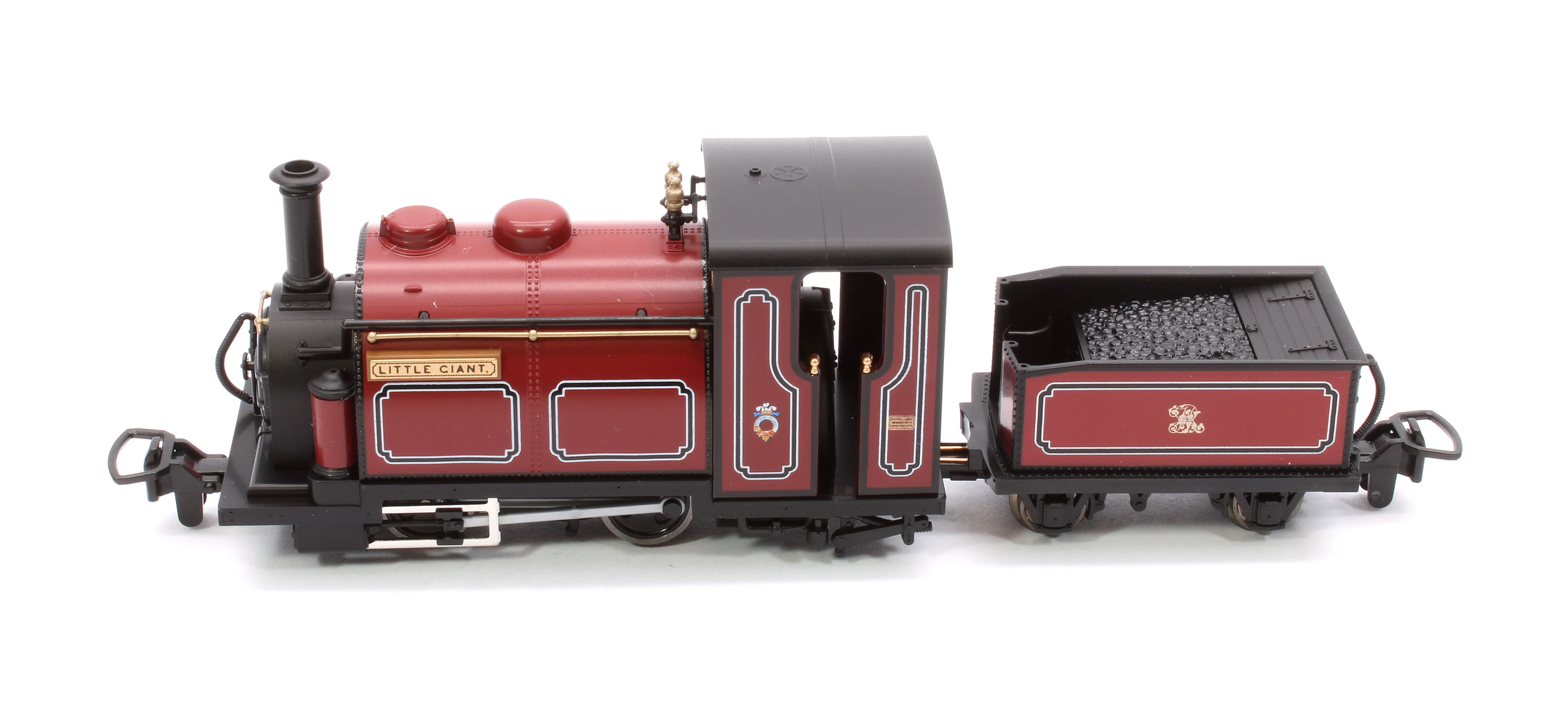 51251J Kato/Peco Ffestiniog Railway Large England “LITTLE GIANT” Locomotive (Maroon) - Image 10