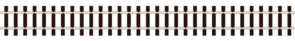 SL1400SINGLE 1 Yards Code 75 HOm Streamline Wooden Sleeper Flexible Track