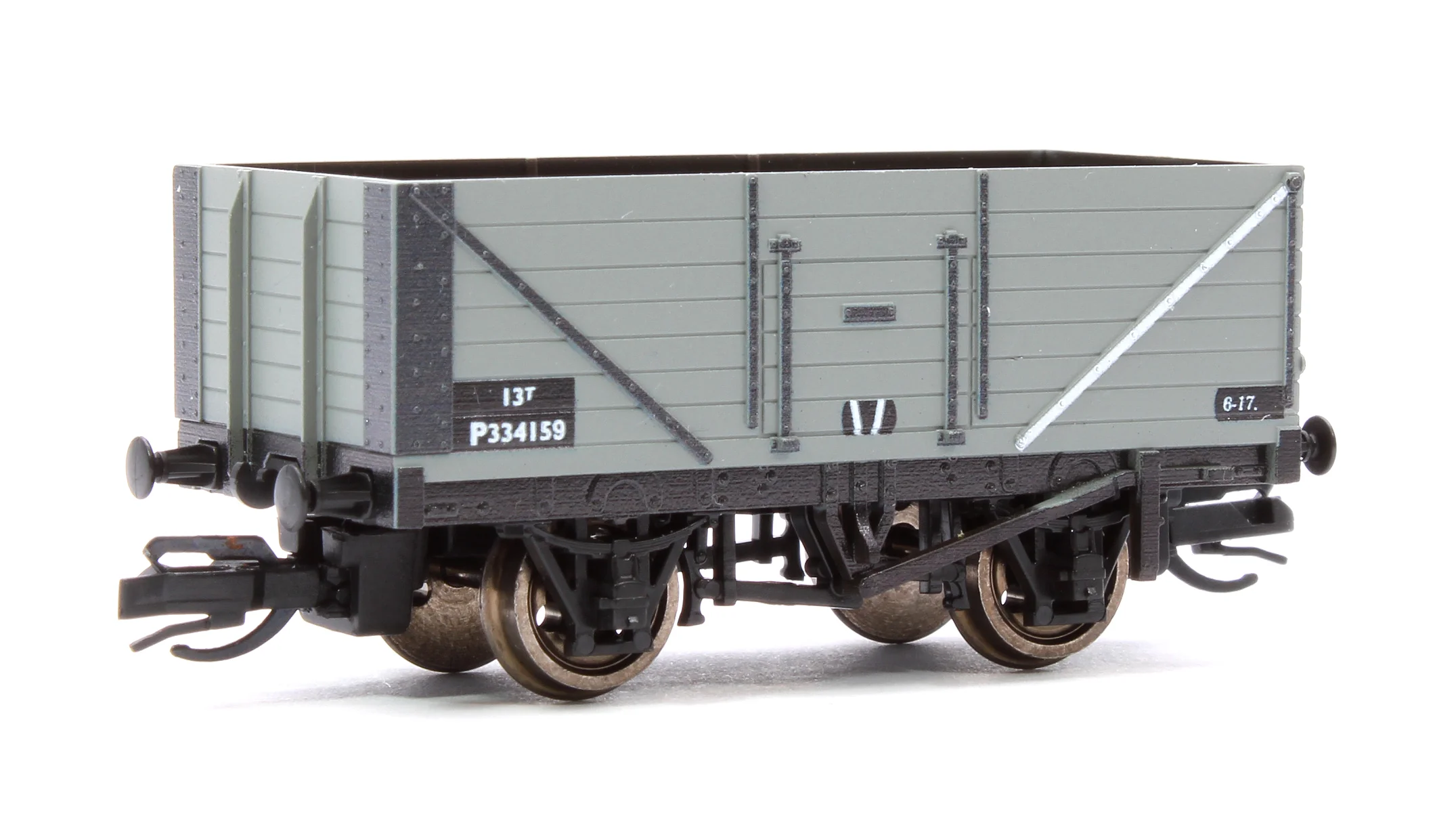 TTR7004B TT:120 Scale BR Grey 7-Plank Open Wagon No.334159