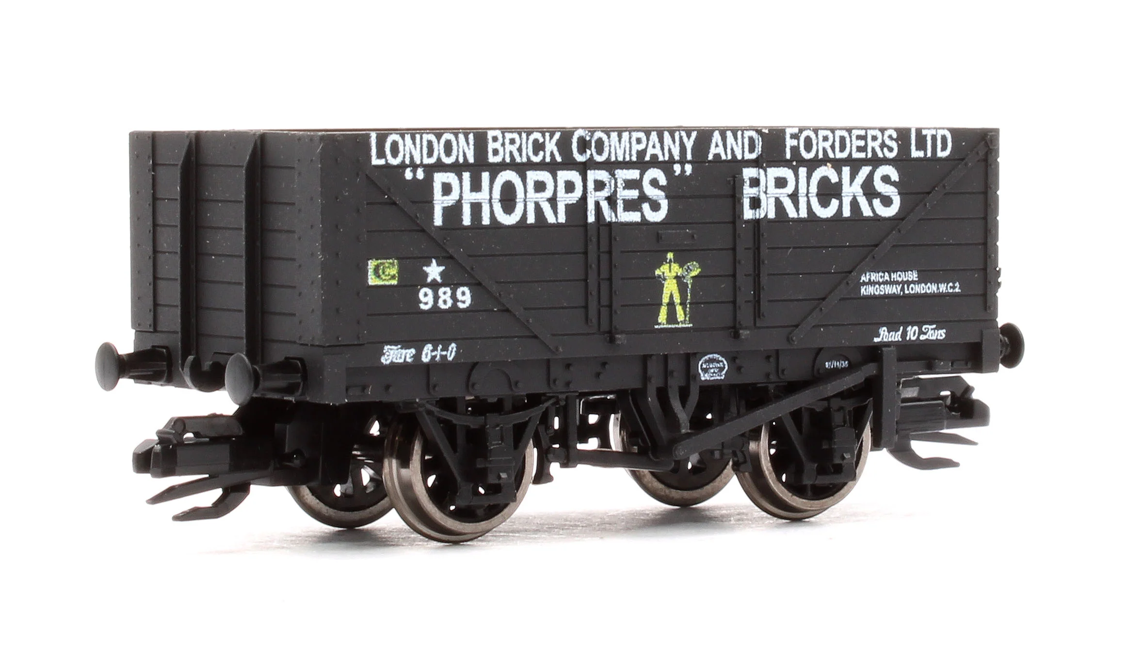 TT:120 Scale 7 Plank Wagon Phorpres Bricks