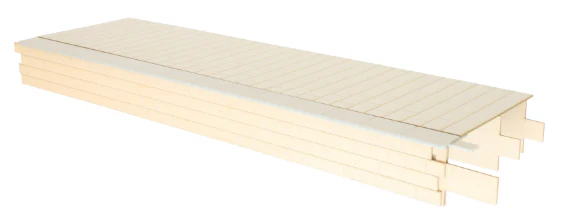 7B-000-001 Kitmaster Genesis - Platform Straight Stone Faced Paved Top Kit - Image 2