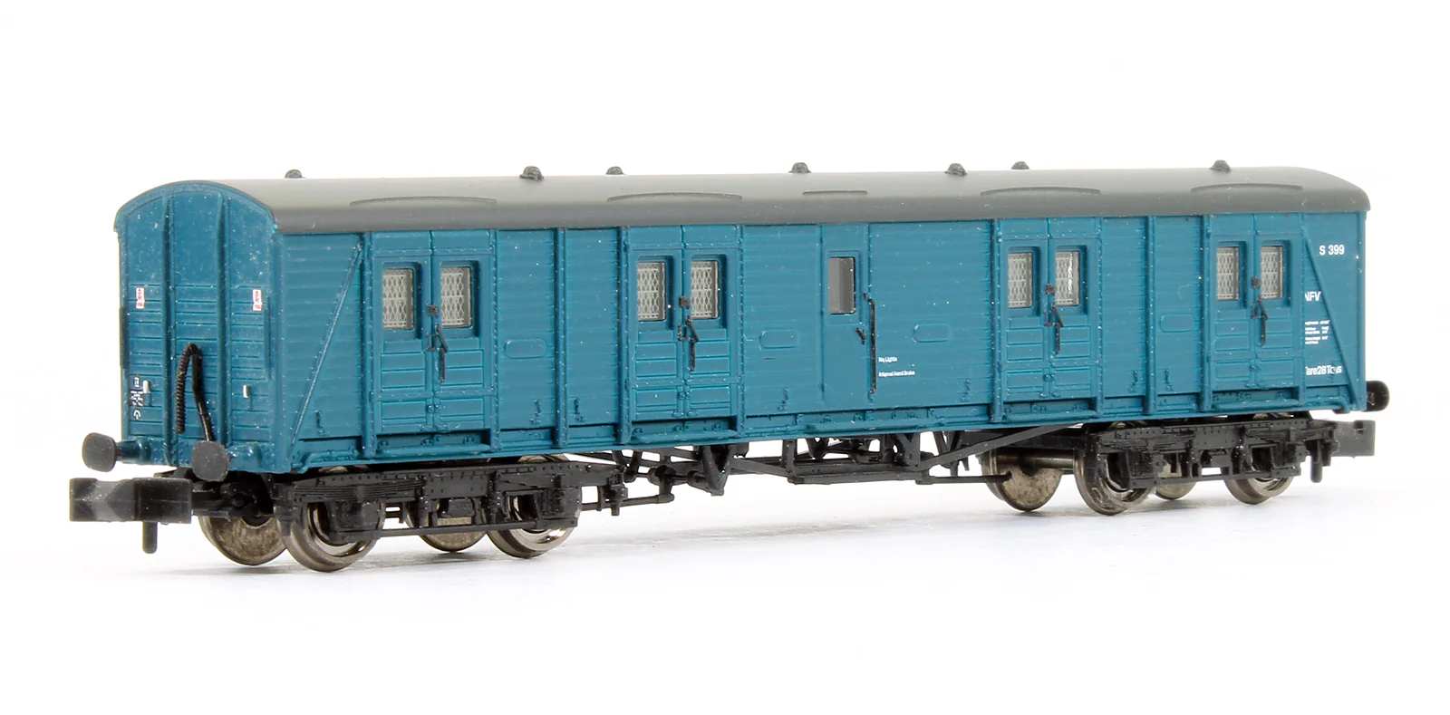 Pre-Owned Bogie B Luggage Van BR Blue - Image 2