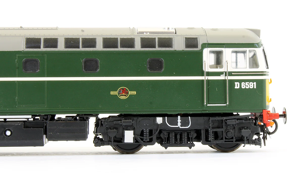 Pre-Owned BR Green Class 33/2 D6591 (Small Yellow Panels) Diesel Locomotive - Image 4