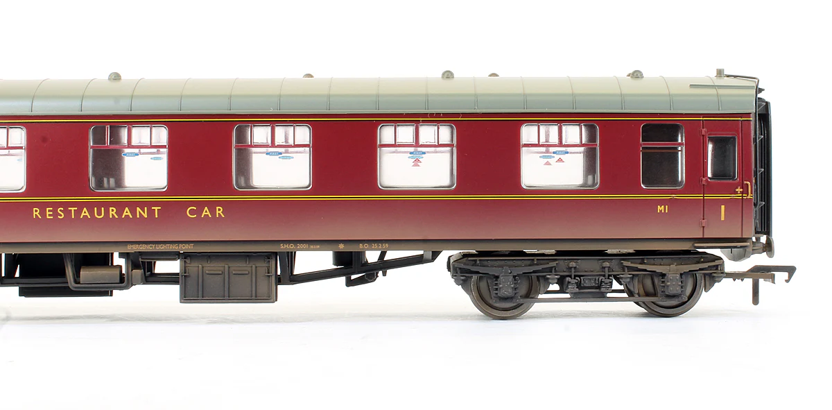 Pre-Owned 39-251B BR Maroon MK1 Restaurant First Open RFO Coach 'M1' (Weathered) - Image 3