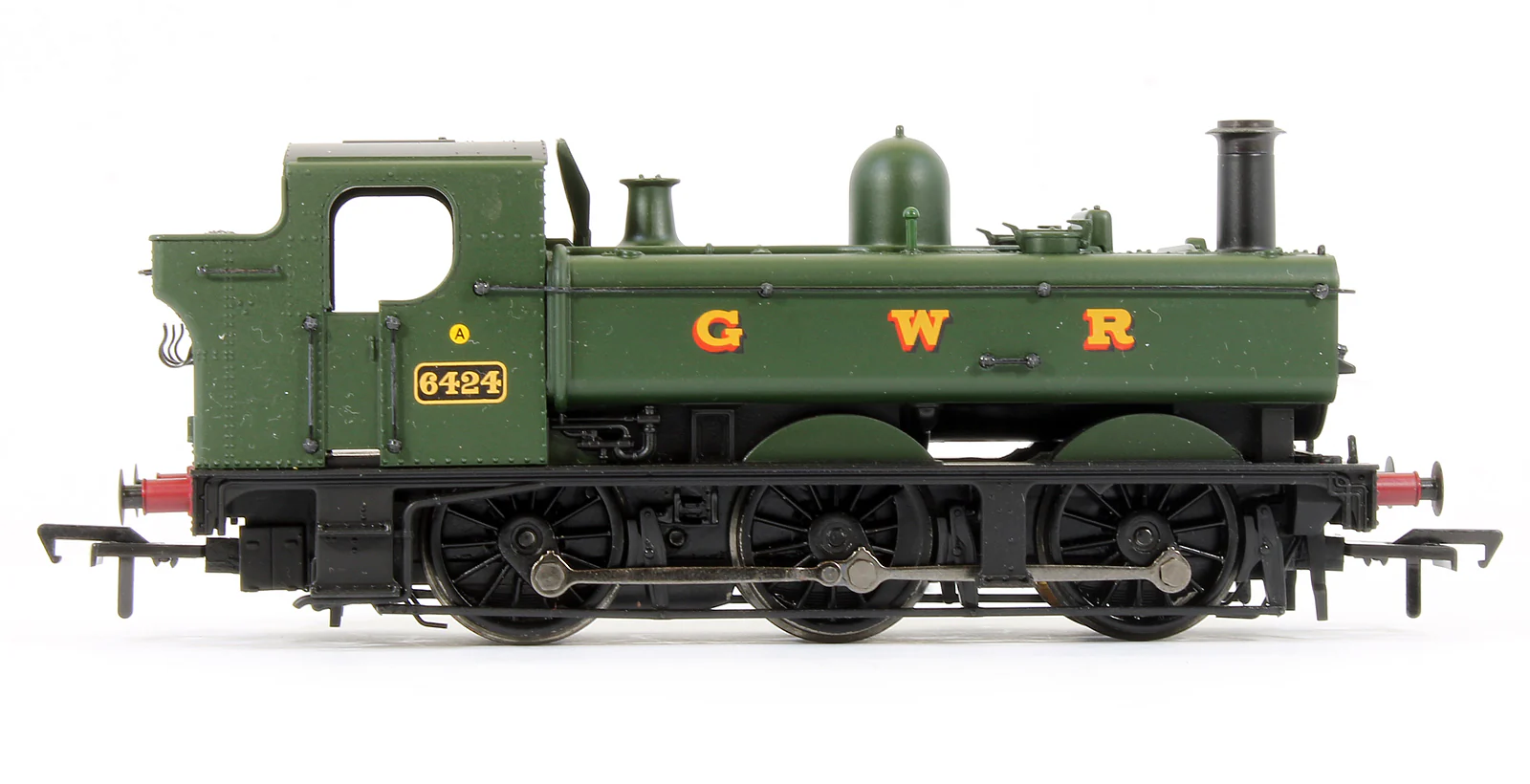 Pre-Owned 31-635A Class 64XX Pannier Tank 6424 GWR Green Steam Locomotive - Image 3