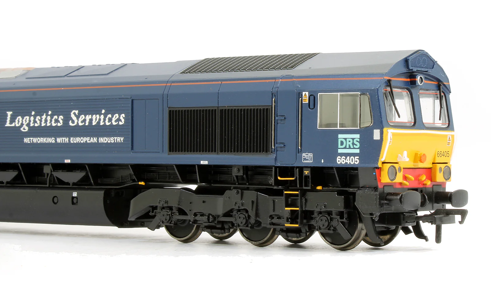 Pre-Owned Class 66405 Blue Malcolm Logistics Services Diesel Locomotive - DCC Fitted - Image 4