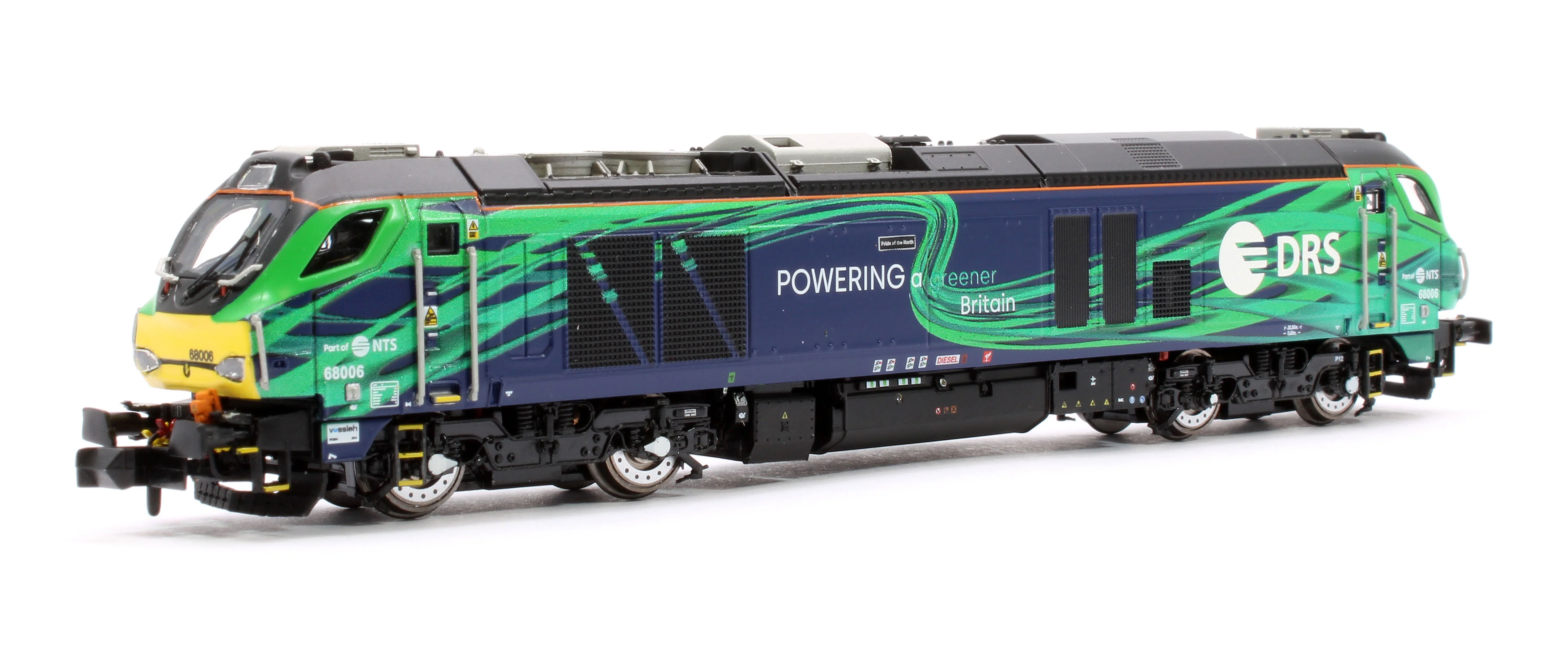 Pre-Owned 2D-022-016 Class 68 Pride of the North 68006 New DRS/NTS Green Diesel Locomotive - Image 3