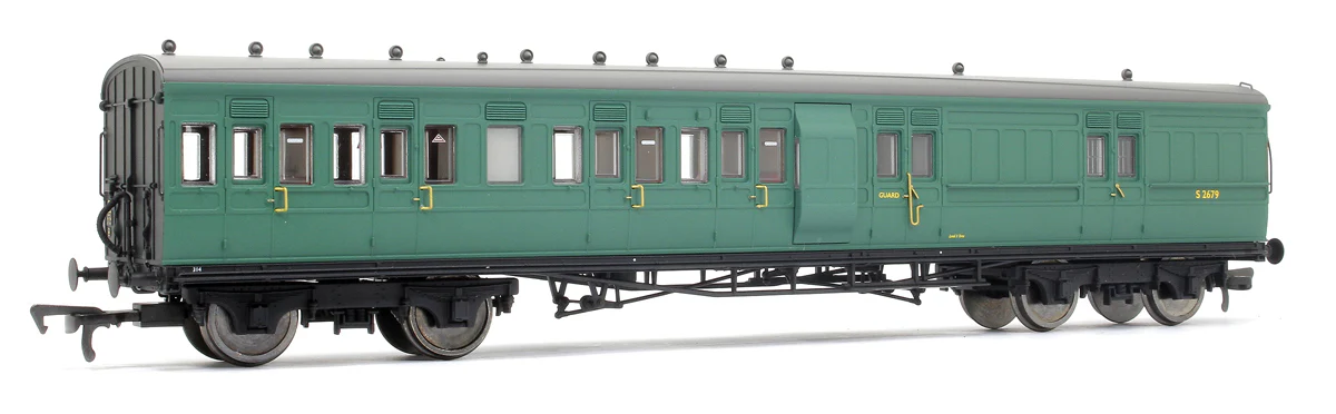 Pre-Owned E86015 LSWR Cross Country 3-Coach Pack BR (SR) Green No. 314 - Image 2