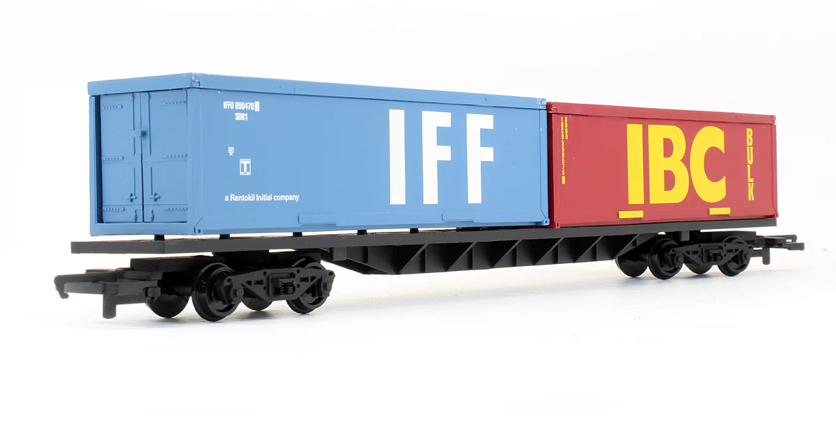 Pre-Owned RailRoad Container Wagon With Two 30ft Containers - Image 2