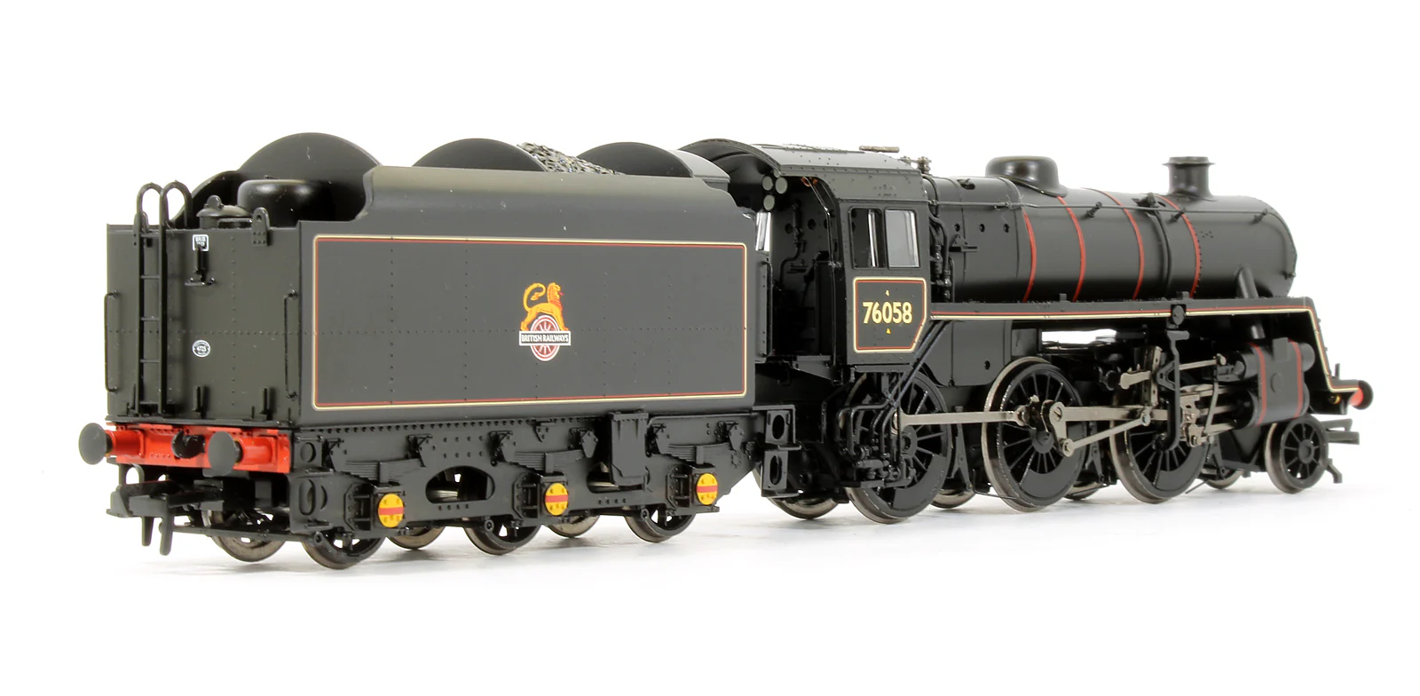 Pre-Owned Standard Class 4MT 2-6-0 '76058' BR Black Early Emblem Steam Locomotive - Image 4
