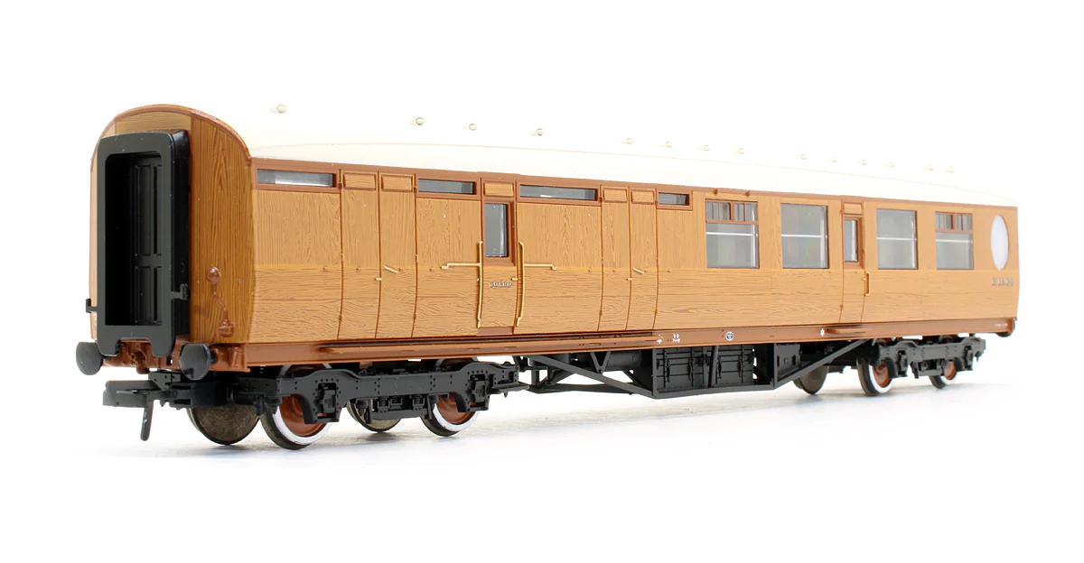 Pre-Owned 34-460 Thompson 3rd Class Brake Corridor Coach LNER Teak - Image 2