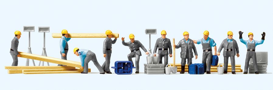 THW Workers (10) and Accessories Exclusive Figure Set