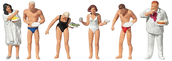 At the Beach Buffet (6) Exclusive Figure Set