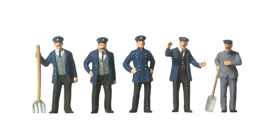 Railway Personnel 1890 (5) Exclusive Figure Set