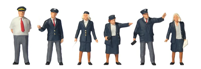 PR73005 British Rail Staff (6) British OO Scale Figure Set