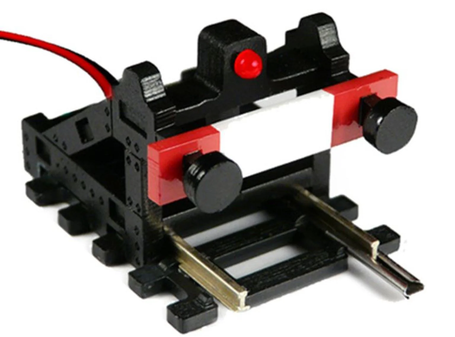 PBF-HO-02 HO/OO Scale Buffer Stop w/Light (DC, DCC, Wired)
