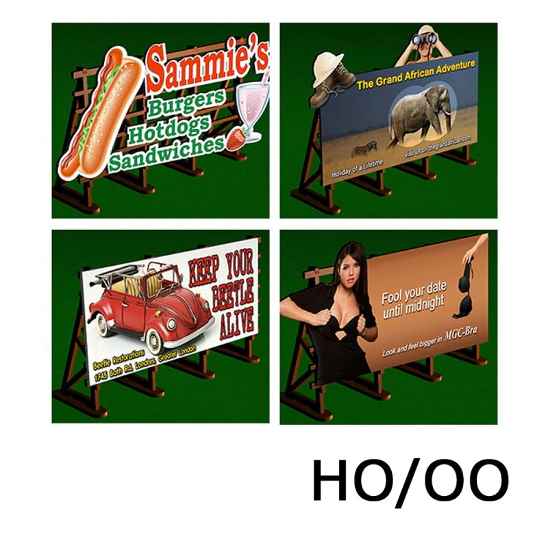 PLS-010 Laser-Cut Outdoor Billboards Kit No:2 (4 in a set)